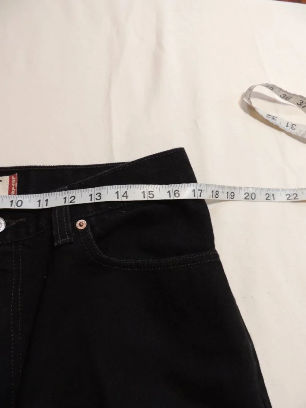 Levi 505 Jeans Y2K Men 34x32 Black Pockets Outdoor Travel Vintage Denim Jeans